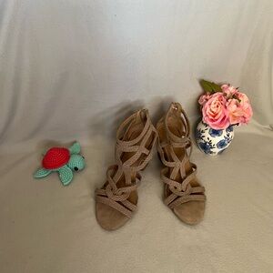 Report Tan Strappy Heels Versatile Design